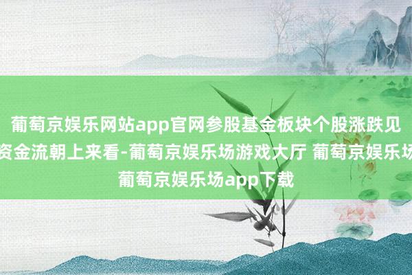 葡萄京娱乐网站app官网参股基金板块个股涨跌见下表：从资金流朝上来看-葡萄京娱乐场游戏大厅 葡萄京娱乐场app下载